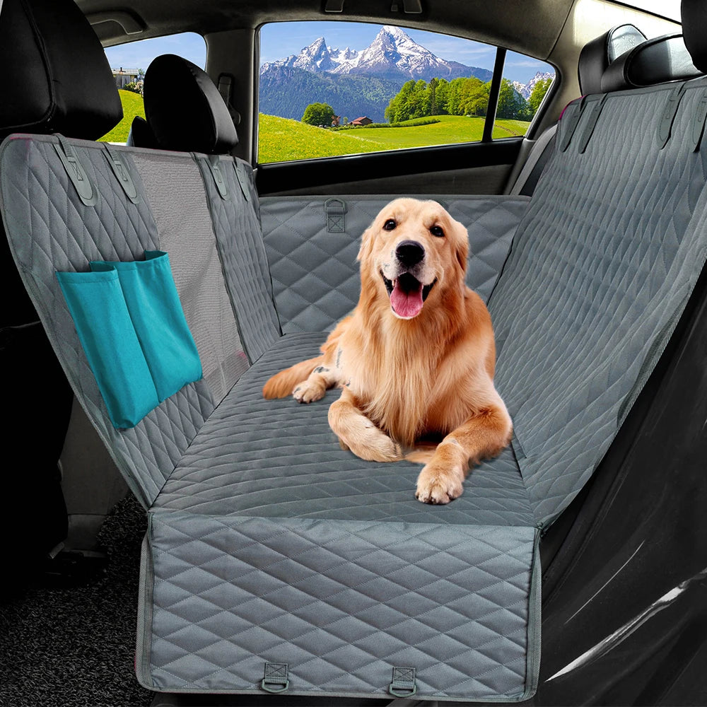 Dog Car Seat Cover Waterproof Pet Travel Dog Carrier Hammock Car Rear Back Seat Protector Mat Safety Carrier for Dogs