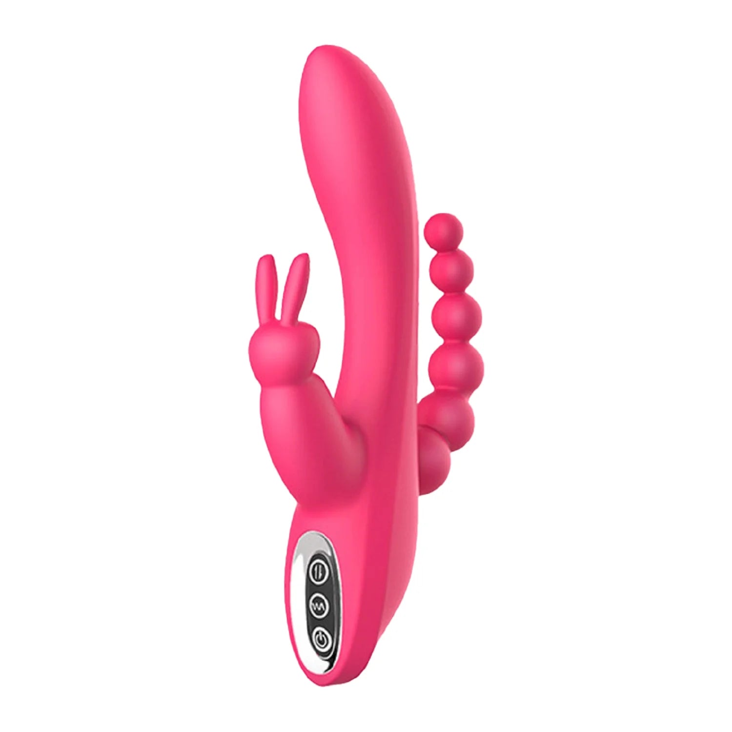 3 in 1 Rabbit Vibrator with 7 Powerful Vibration Modes G Spot Vibrator Silicone Massager Adult Sex Toys for Women