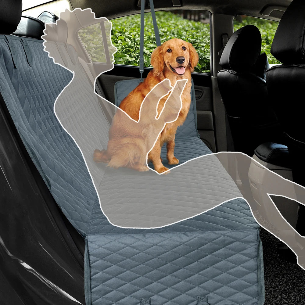 Dog Car Seat Cover Waterproof Pet Travel Dog Carrier Hammock Car Rear Back Seat Protector Mat Safety Carrier for Dogs