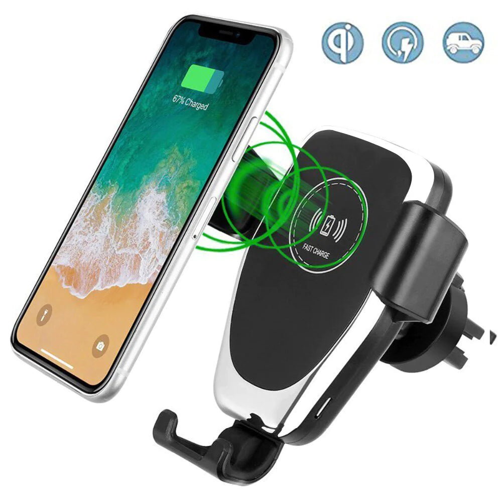 15W Car Wireless Charger Magnetic Car Mount Phone Holder for Iphone 14 13 12 Samsung Xiaomi Infrared Induction QI Fast Charging