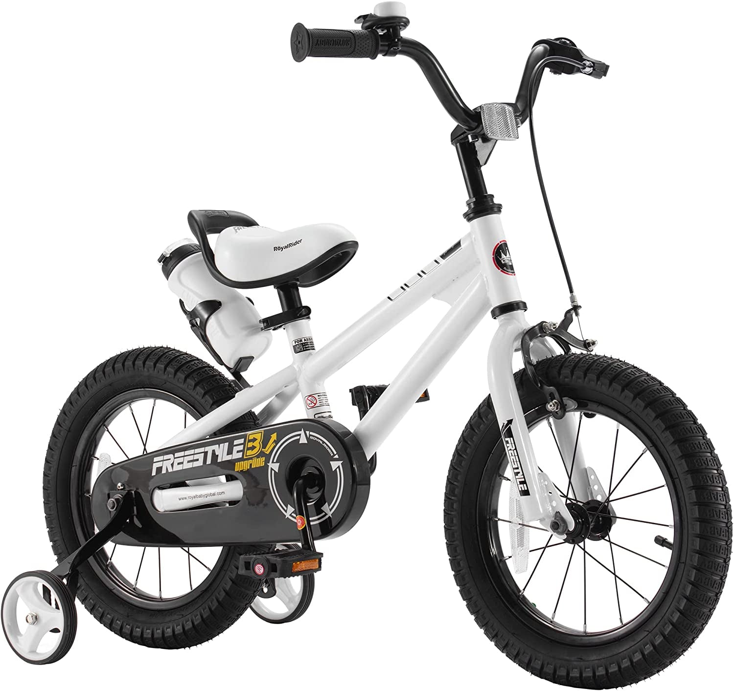 Freestyle Kids Bike 12 14 16 18 Inch Sport Bicycle for Boys Girls Ages 3+ Years, Multiple Color Options