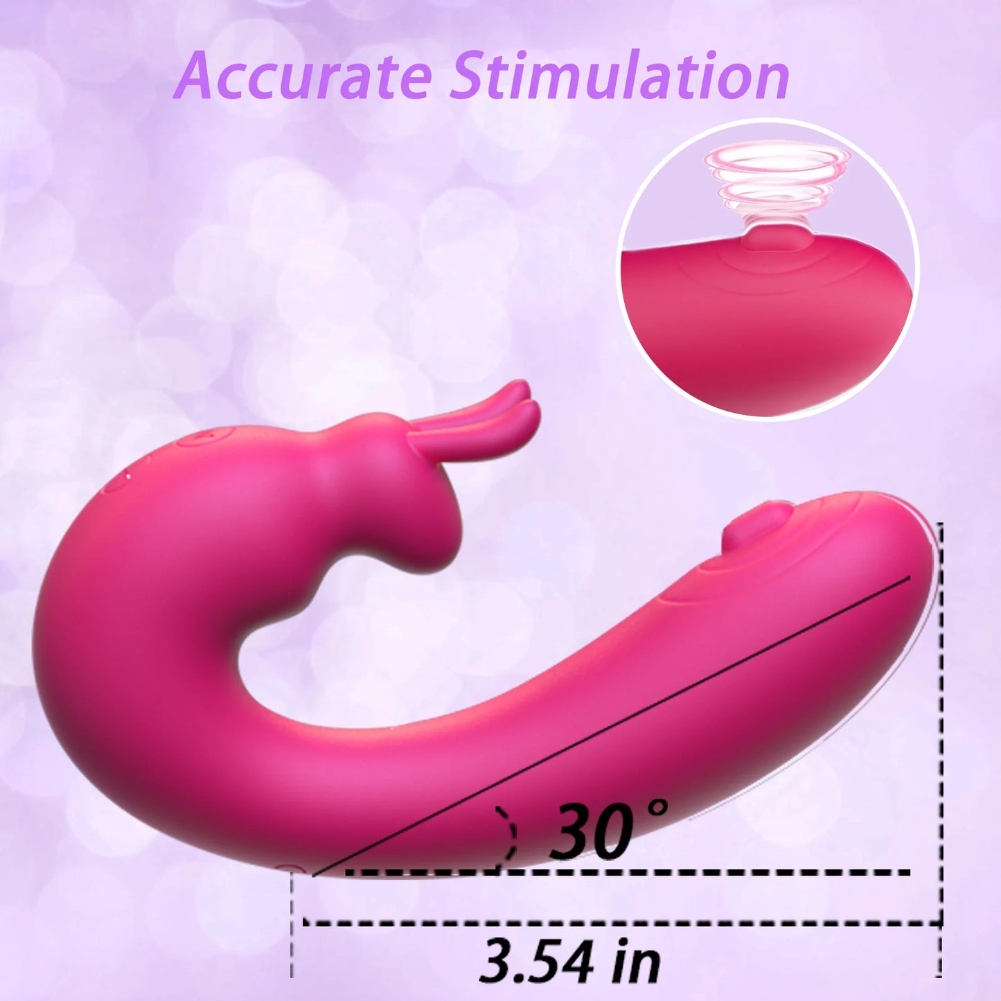 Vibrator Vibrators Thumping Rabbit Vibrators, 3 in 1 Adult Sex Toys for Women Couple, App Remote Control Tapping Stimulator Vibrator with 9 Vibration & Flapping Modes