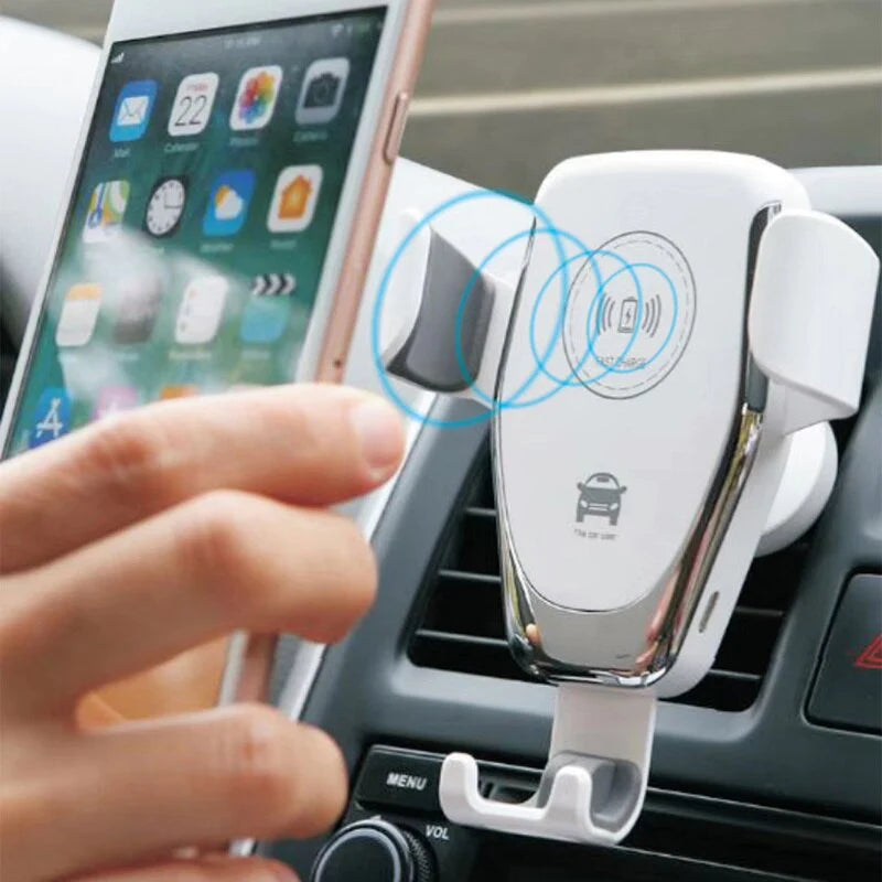 15W Car Wireless Charger Magnetic Car Mount Phone Holder for Iphone 14 13 12 Samsung Xiaomi Infrared Induction QI Fast Charging