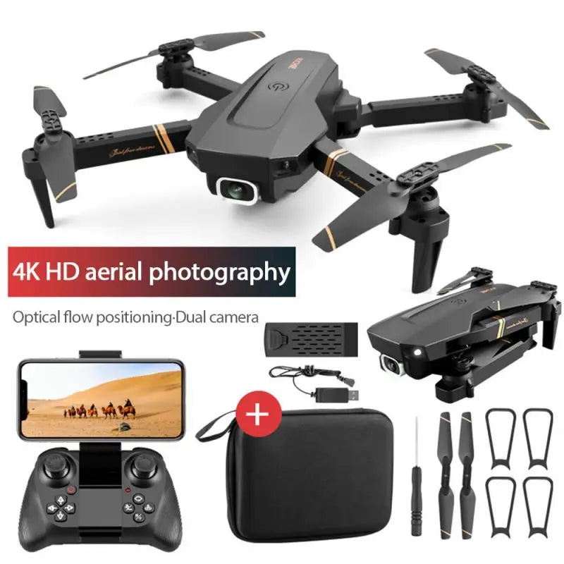 2021 NEW V4 RC Drone 4K Wide Angle Profesional Camera 4K WIFI Live Video FPV 4K/1080P Drones with Quadrocopter Dron Toys