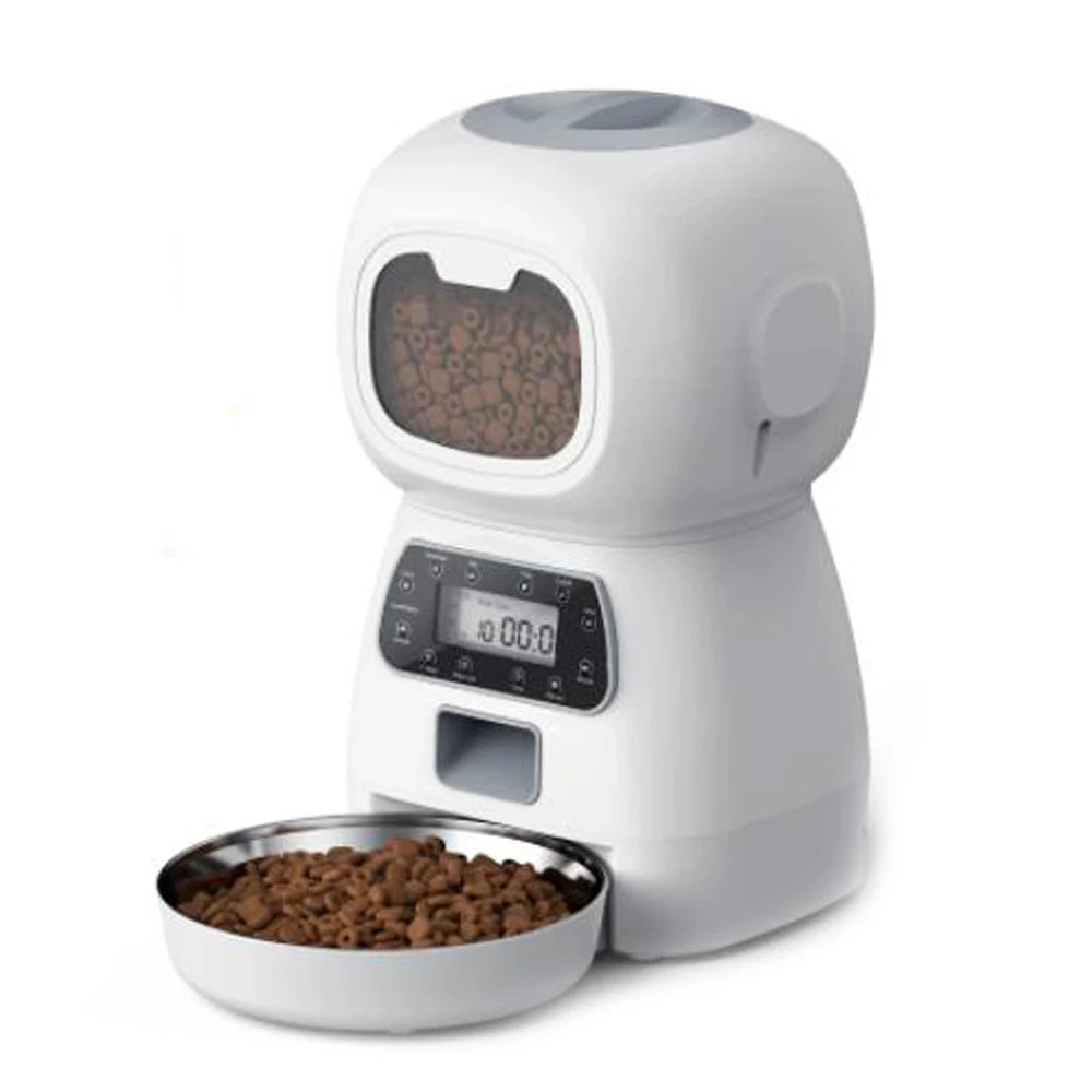 New Pet Feeder Pet Dispenser for Cat and Dog Travel Supply Automatic Smart Slow Feeder Dispenser Fixed Time Amount of Food