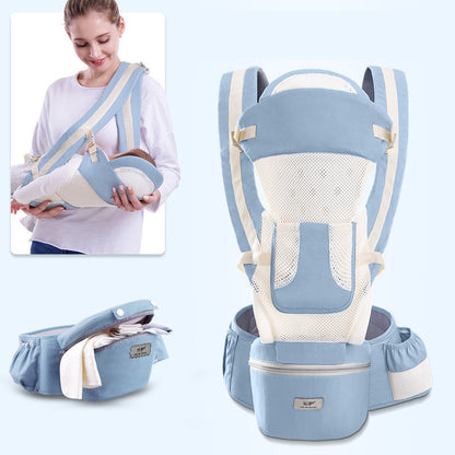 Ergonomic Baby Carrier Infant Baby Hipseat Carrier 3 in 1 Front Facing Ergonomic Kangaroo Baby Wrap Sling