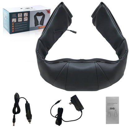 Shiatsu Neck and Back Massager with Soothing Heat,  Electric Deep Tissue 3D Kneading Massage Pillow for Shoulder, Leg, Body Muscle Pain Relief, Home, Office, and Car Use