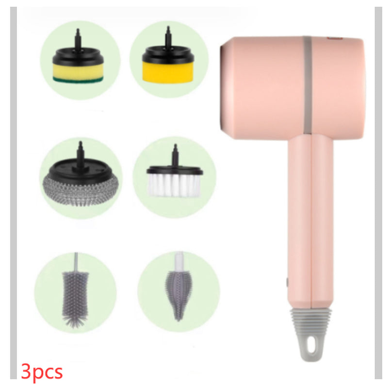 Electric Cleaning Brush Multifunctional Scouring Pad