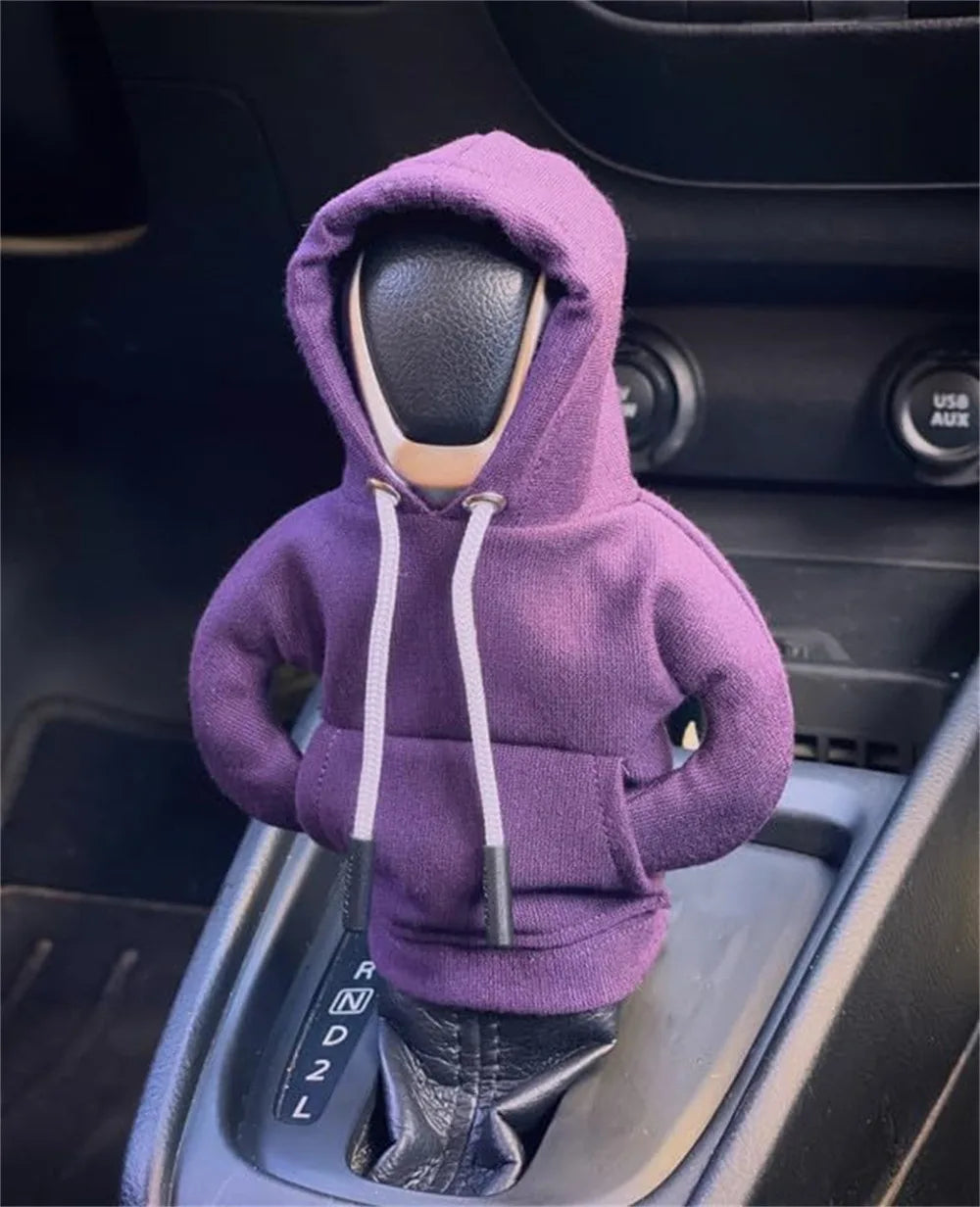 Hoodies Car Gear Shift Cover 1PCS Gearshift Decor Manual Handle Gear Shift Antislip Sweatshirt Auto Change Lever Sweater