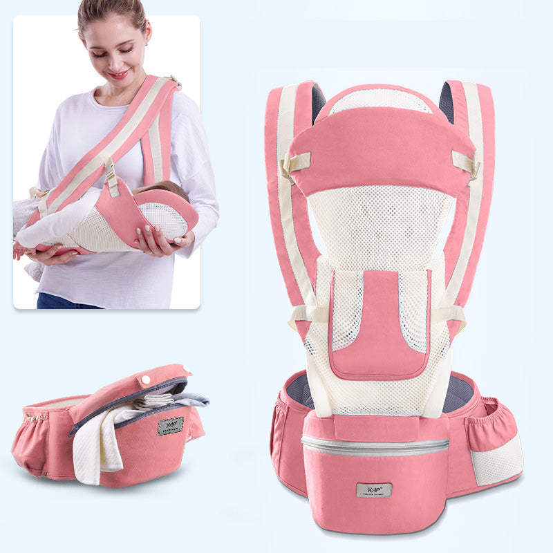 Ergonomic Baby Carrier Infant Baby Hipseat Carrier 3 in 1 Front Facing Ergonomic Kangaroo Baby Wrap Sling