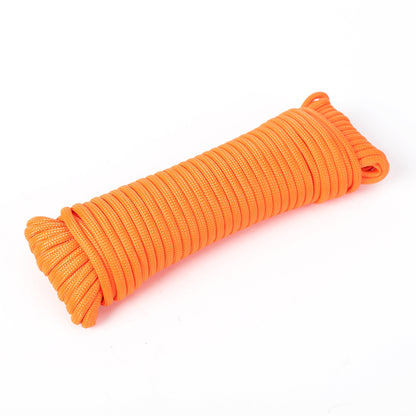 50 Foot 550Lbs Paracord, 100% Polyester, Orange, Model 2155