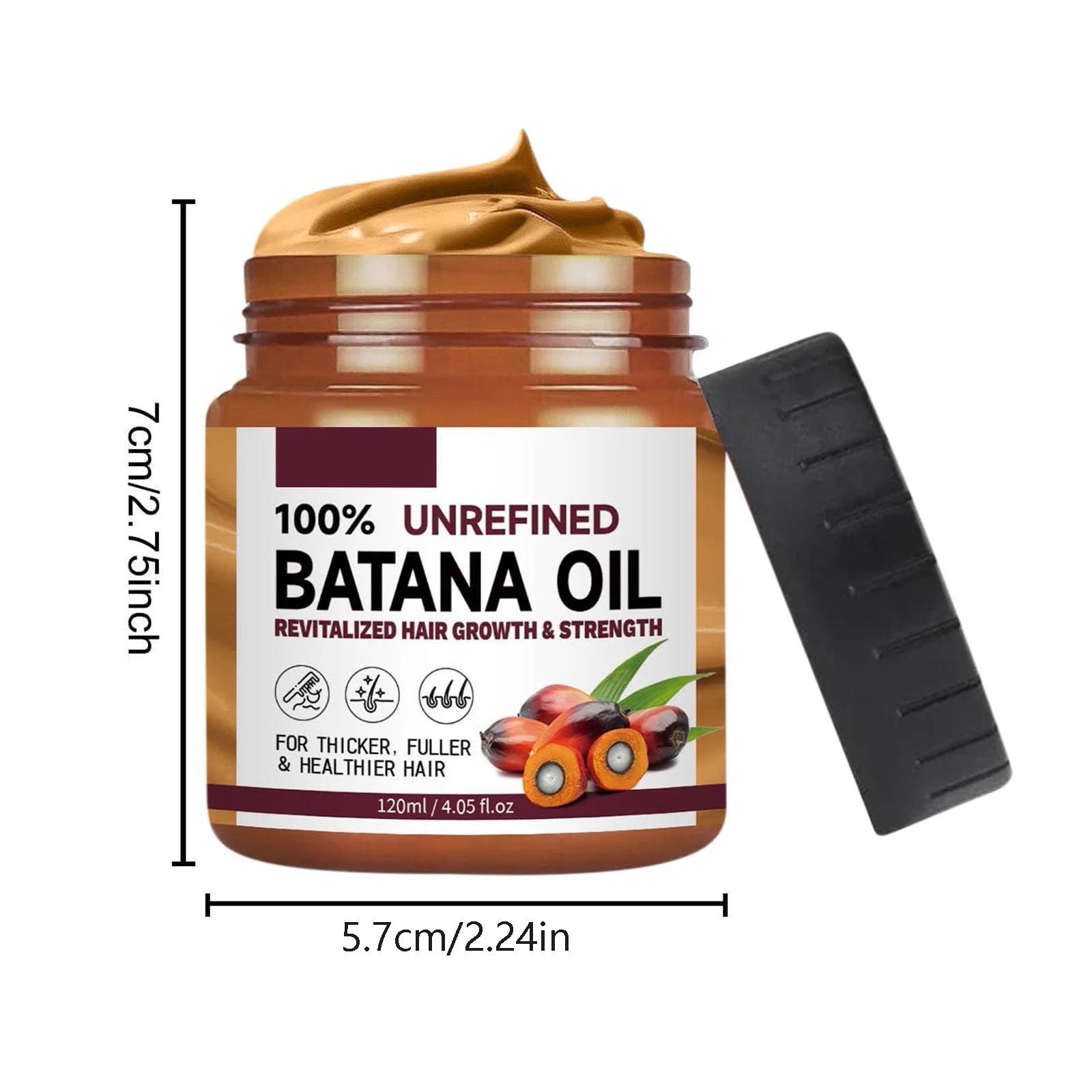 Beauty Products Batana Oil for Hair Growth Healthier Thicker Fuller Hair Batana Oil Batana Oil Batana Oil 120G (1Pcs) Makeup Tools Nursing Tools