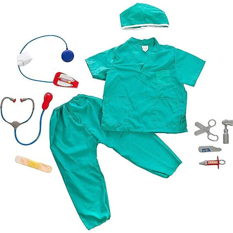 Enhance Pretend Play with Our IQ Toys Doctor and Nurse Role Play Dress up Costume Set for Kids