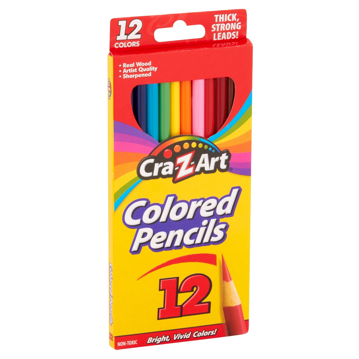 Colored Pencils, 12 Count, Beginner Child to Adult, Back to School Supplies