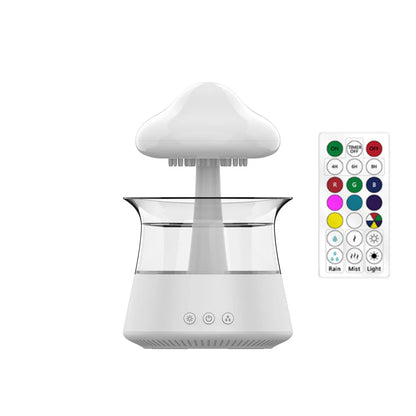 Relax Cloud Rain Diffuser: Ultrasonic Aromatherapy Humidifier with Colorful Lamp