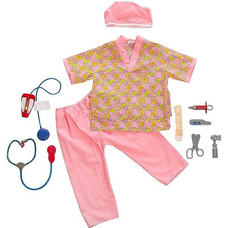 Enhance Pretend Play with Our IQ Toys Doctor and Nurse Role Play Dress up Costume Set for Kids