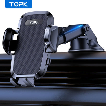 TOPK D36-G  Car Phone Holder with Hook Clip Air Vent Car Mount 360° Rotation  Mobile Phone Mount for Cellphone