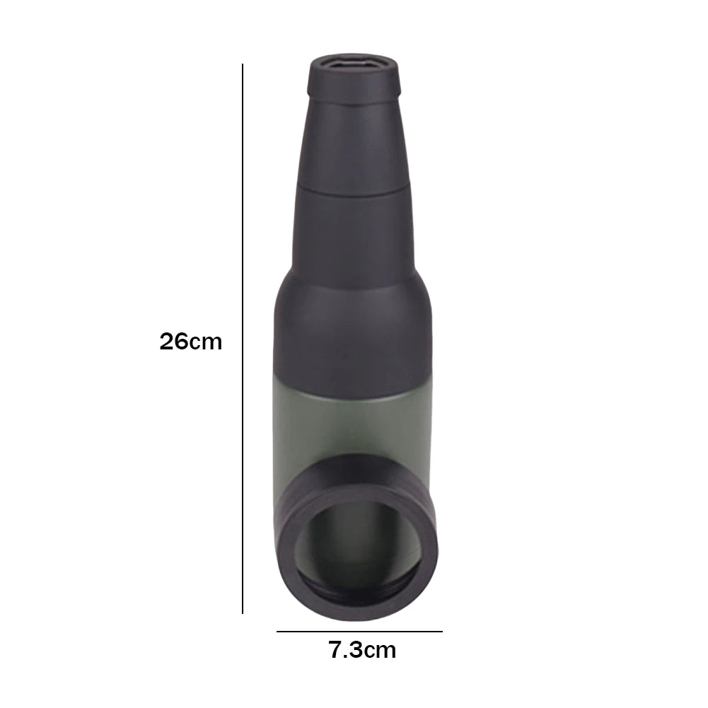 3 in 1 Stainless Steel Beer Drink Can Bottle Holder with Cola Opener Double Wall Vacuum Insulated Bottle for Beer Can Cooler Bar