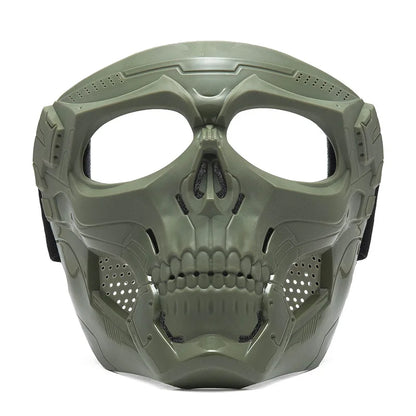 Skull Horror Helmet Mask off Road Motorcycle Goggles Sports Riding Mask Open Motorcycle Helmet Cool Skull Mask with Goggles