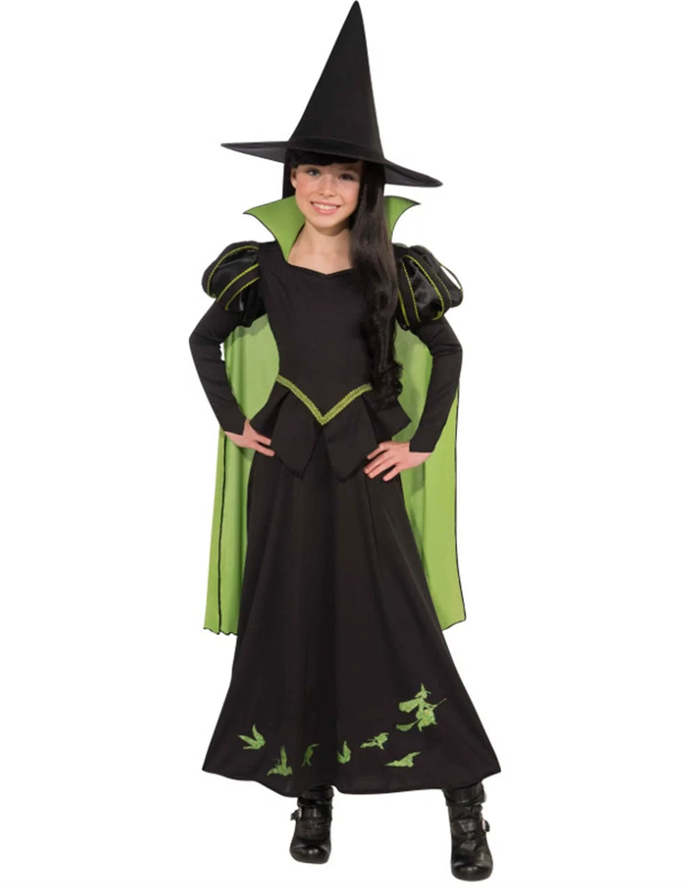 Rubie'S Wizard of Oz Wicked Witch of the West Girl'S Halloween Fancy-Dress Costume for Child, S