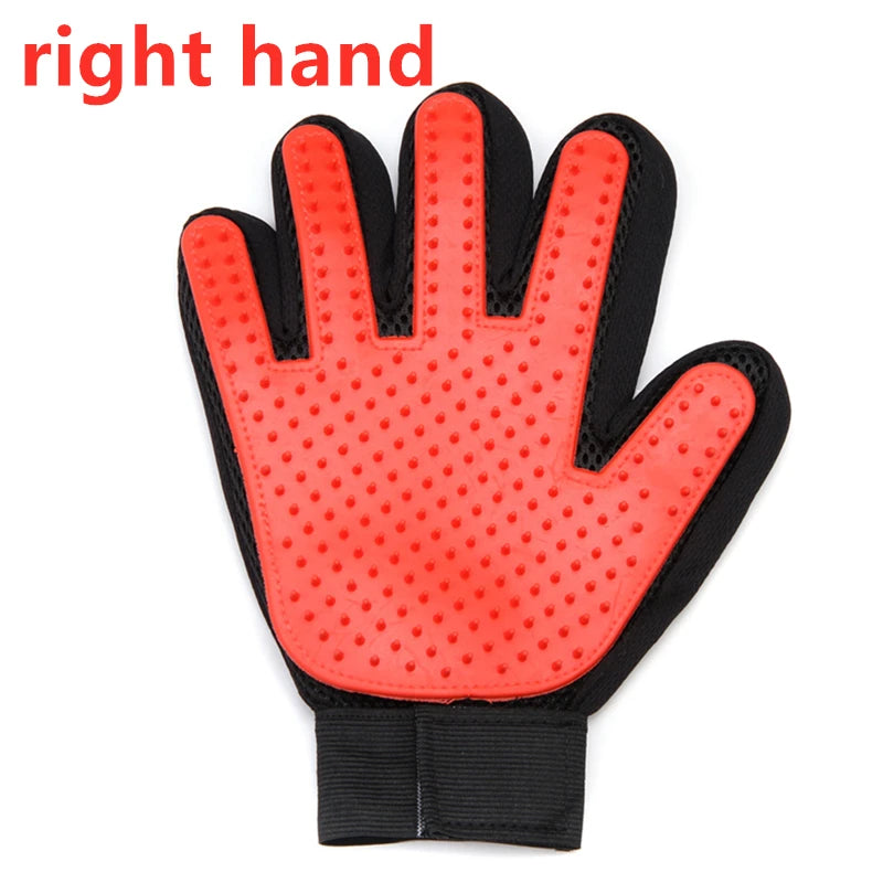 Pet Glove Cat Grooming Glove Cat Hair Deshedding Brush Gloves Dog Comb for Cats Bath Clean Massage Hair Remover Brush for Animal