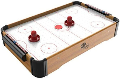 Air Hockey Table Mini Arcade Game - 22-Inch Tabletop Board Game for Girls and Boys, Battery-Operated, and Includes Puck and Paddles by Hey Play